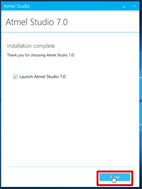 Installing Atmel Studio